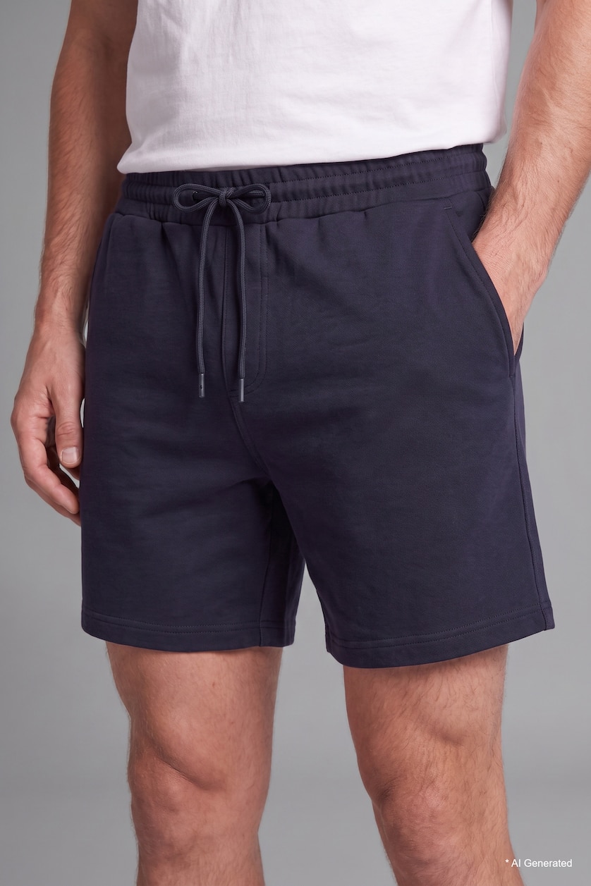 Men NAVY Regular Fit Regular Hem Shorts