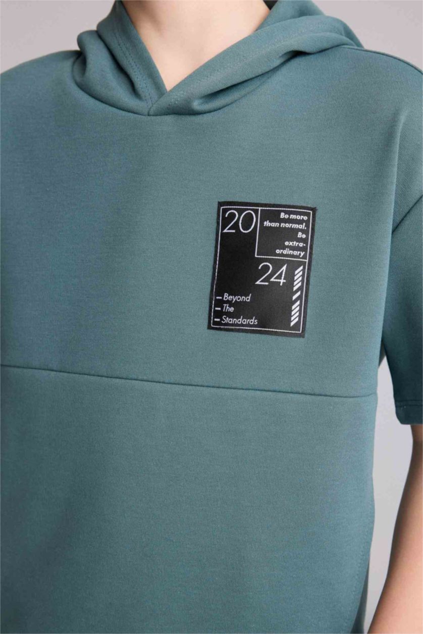 Young Boys - Teen Boys Green 2 piece Oversize Fit Set