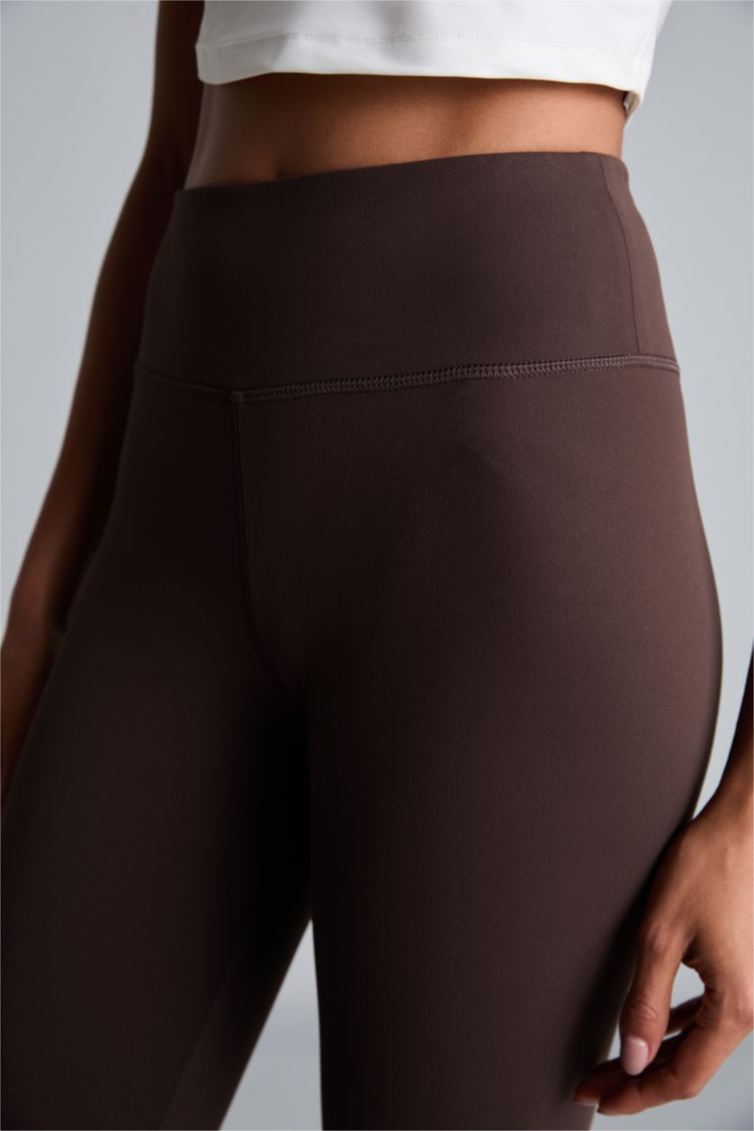 Women Brown Sport Leggings