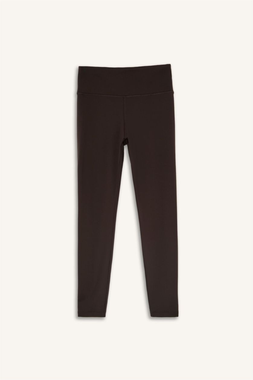 Women Brown Sport Leggings