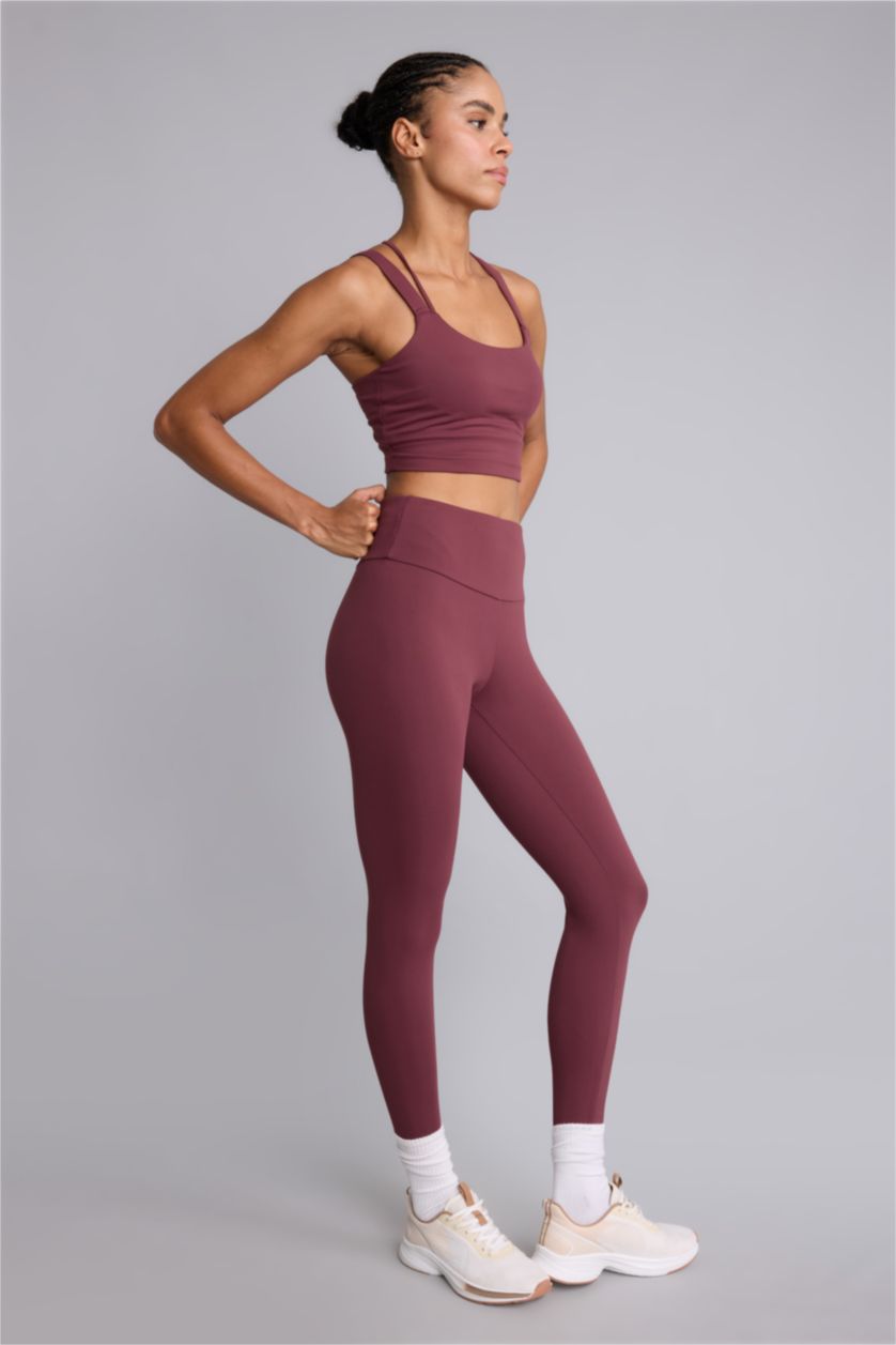 Women Bordeaux Sport Leggings