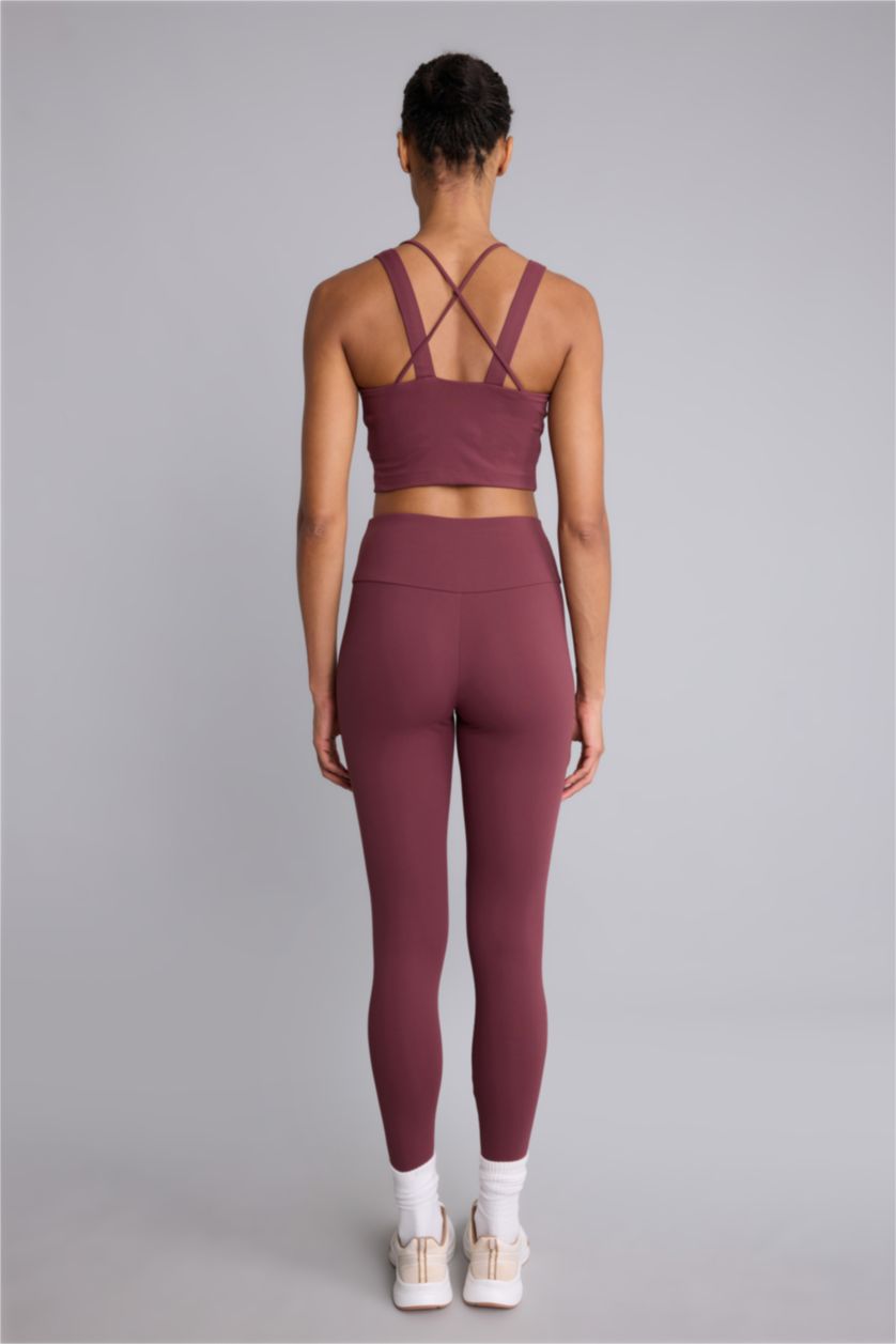 Women Bordeaux Sport Leggings