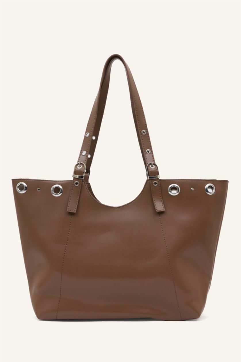 Kadın Koyu Vizon Kadın Omuz Çantası