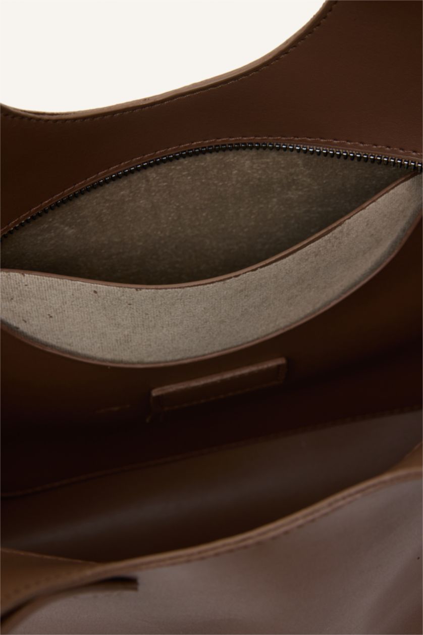 Kadın Koyu Vizon Kadın Omuz Çantası