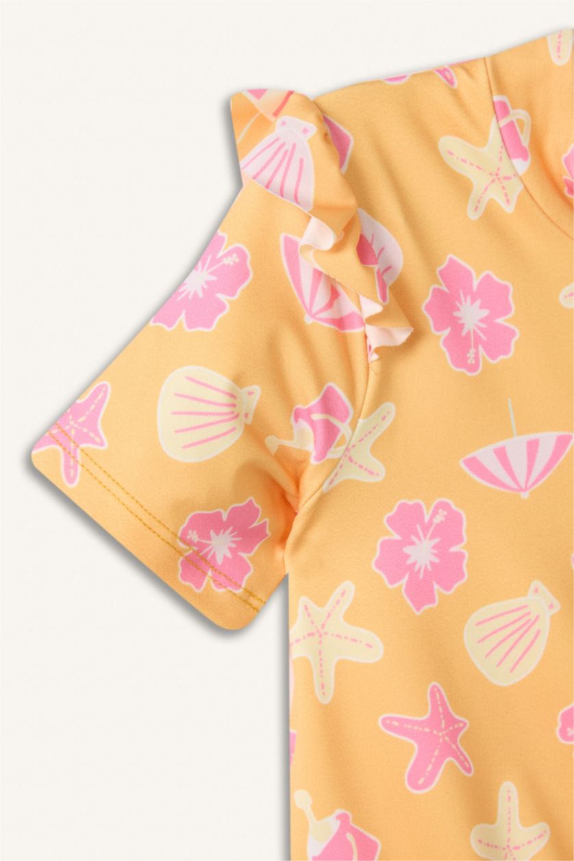 Kız Bebek Sarı Mayo Kız Bebek