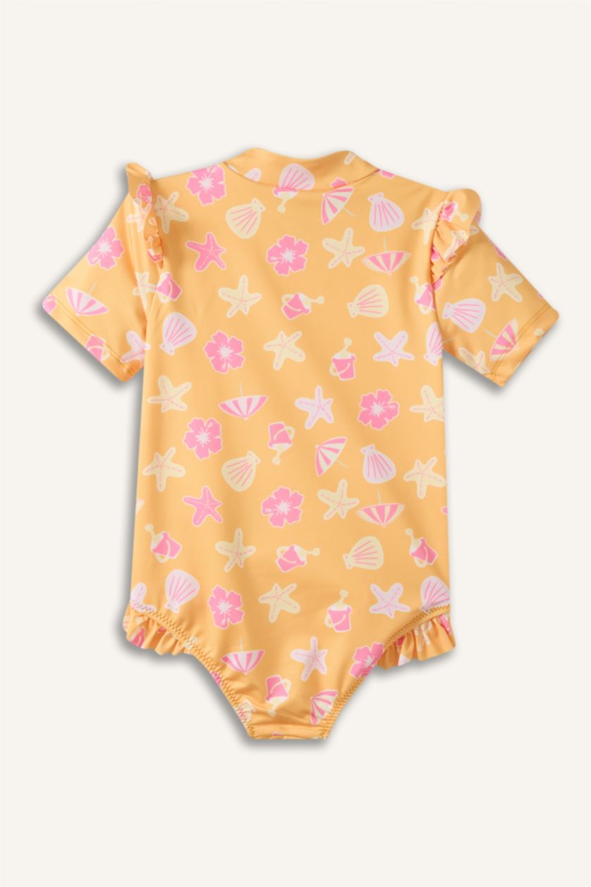 Kız Bebek Sarı Mayo Kız Bebek