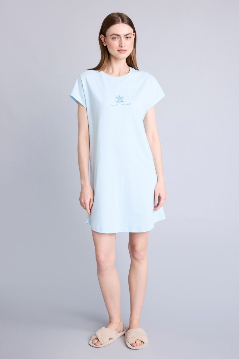 Kadın Açık Mavi Regular Fit Elbise