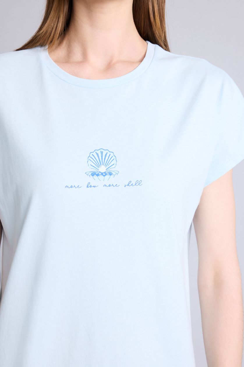 Kadın Açık Mavi Regular Fit Elbise