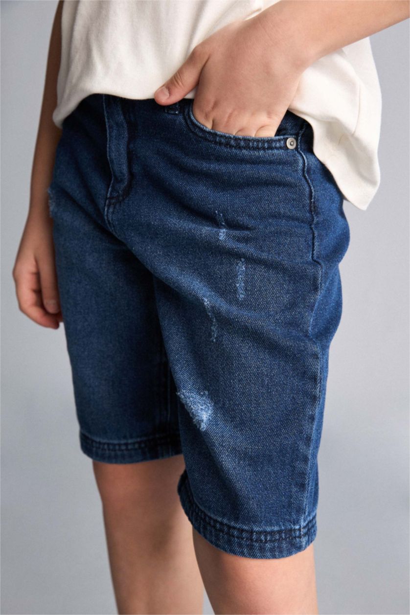 Young Boys - Teen Boys Blue Boy Regular Fit Shorts