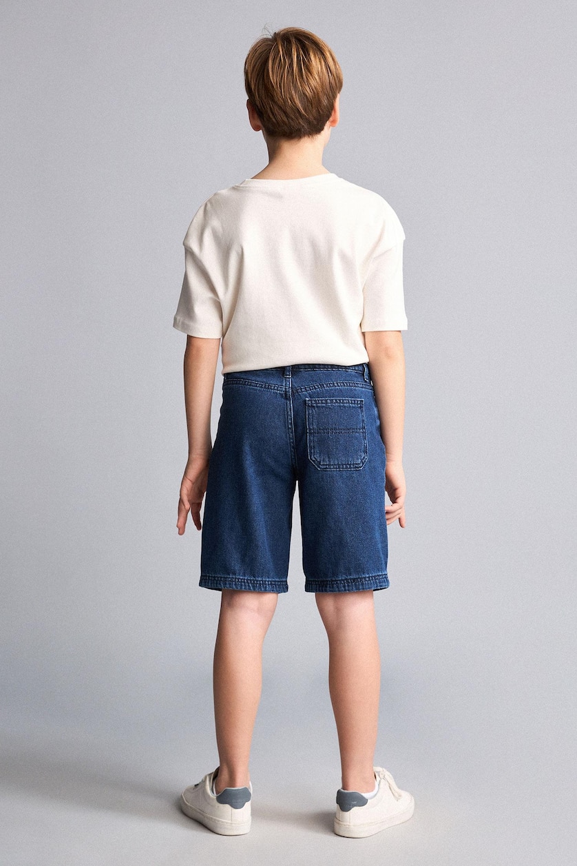 Young Boys - Teen Boys Blue Boy Regular Fit Denim Shorts