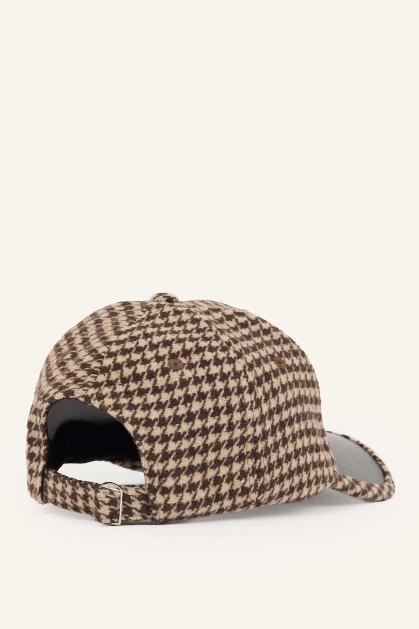 Men Brown Man Cachet Plaid Hat