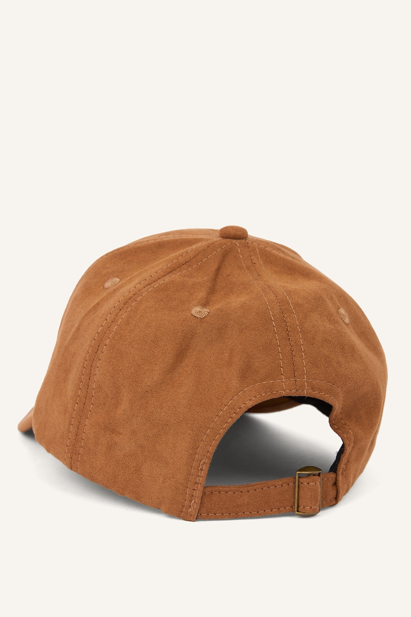 Men Camel Man Suede Basic Hat
