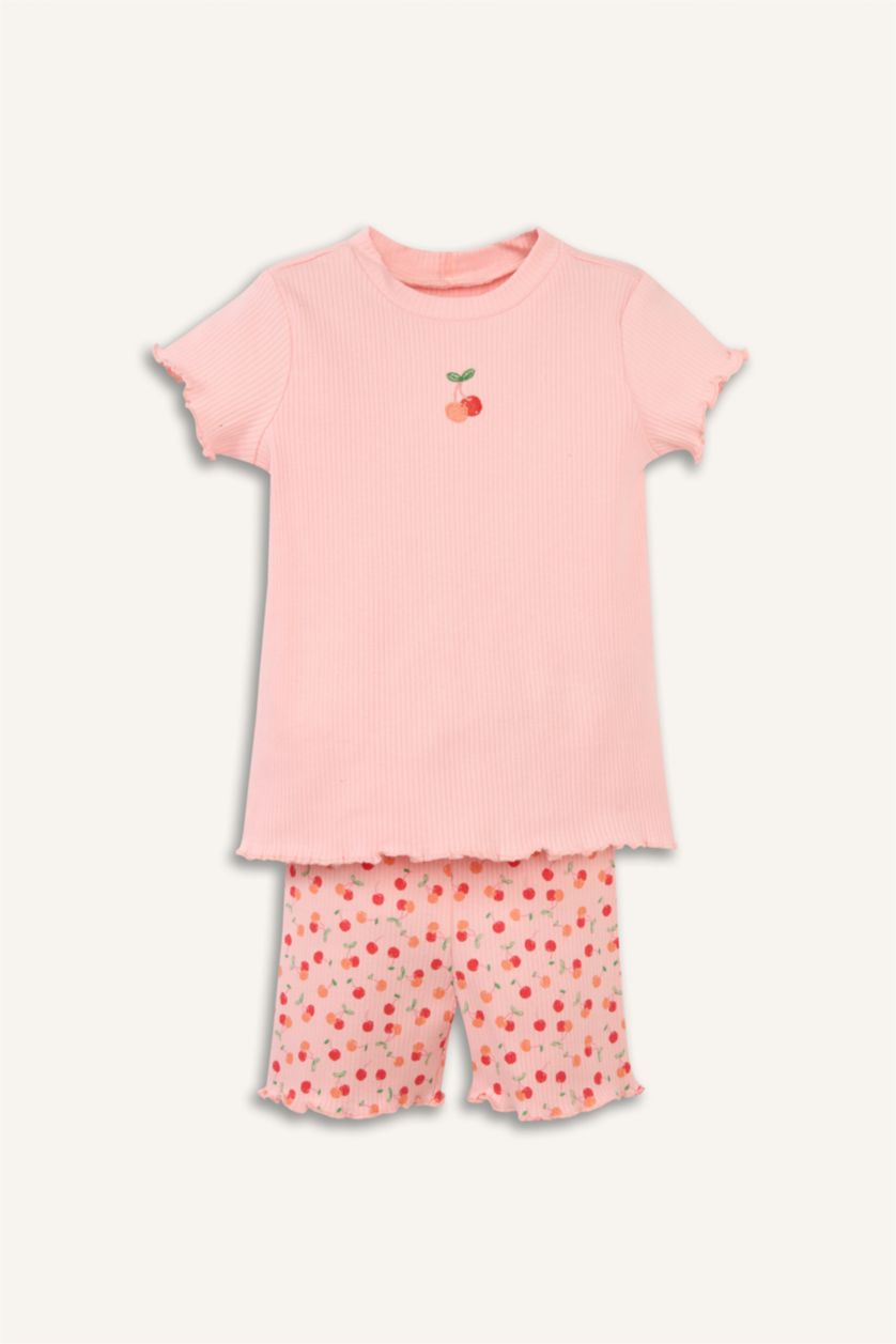 Kız Bebek Açık Pembe Kız Bebek 2'li Takım