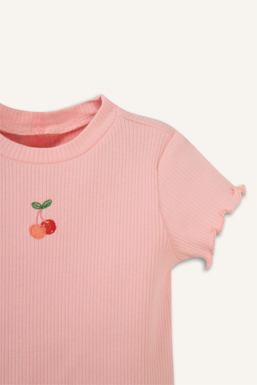 Kız Bebek Açık Pembe Kız Bebek 2'li Takım