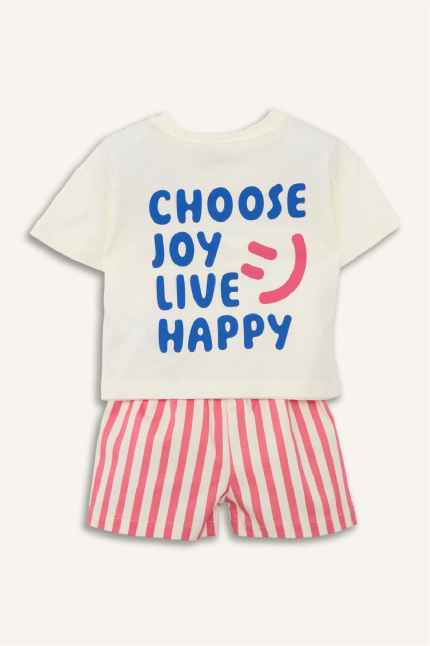 Kız Bebek Ekru 2'Li Takım Kız Bebek