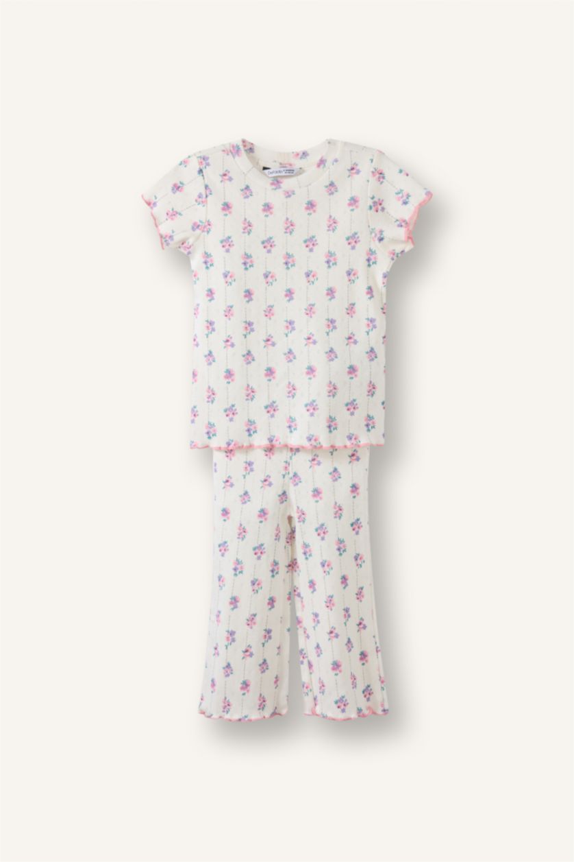 BABY GIRL Ecru Baby Girl 2 Piece Pajama Set