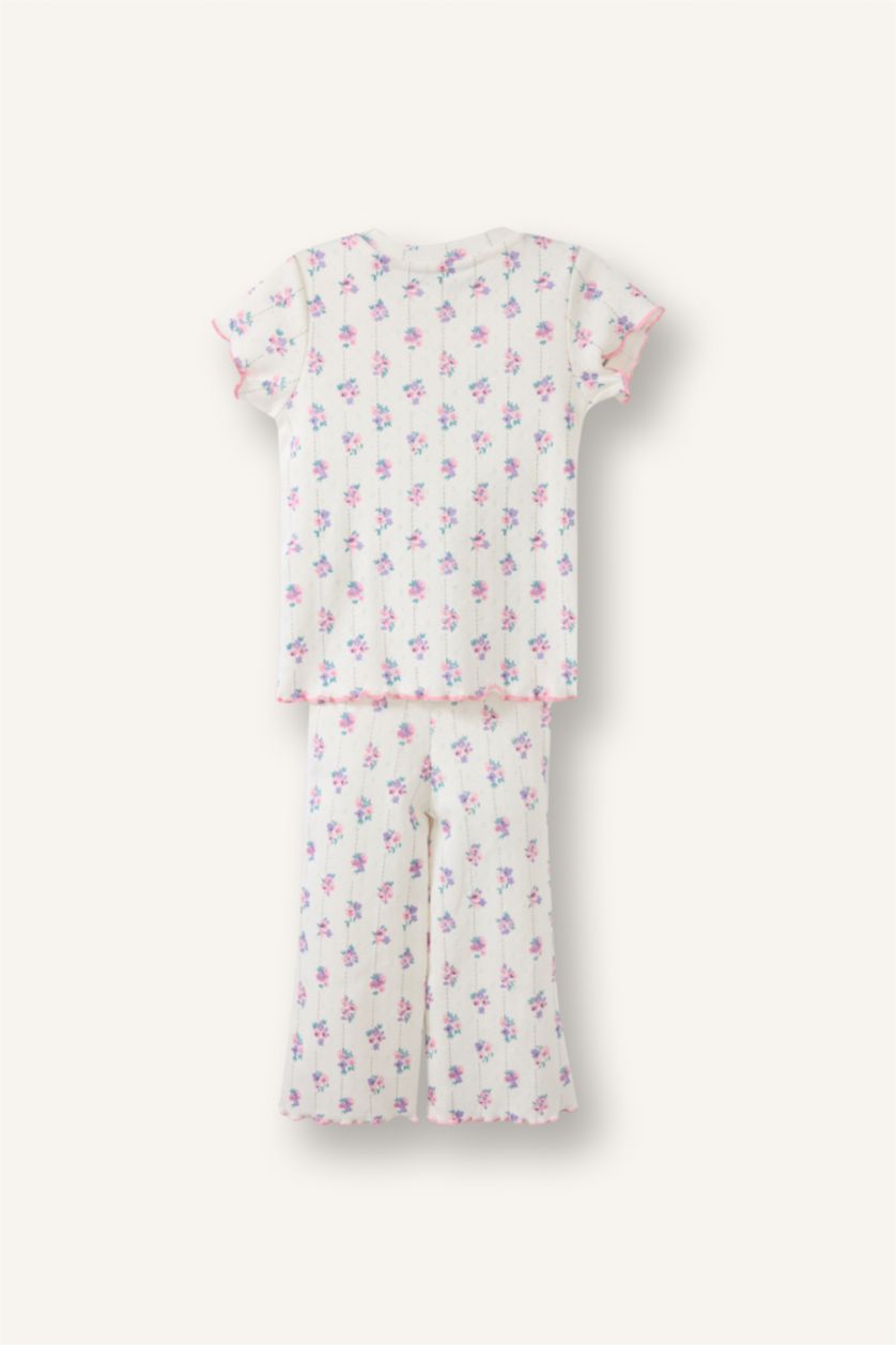 BABY GIRL Ecru Baby Girl 2 Piece Pajama Set