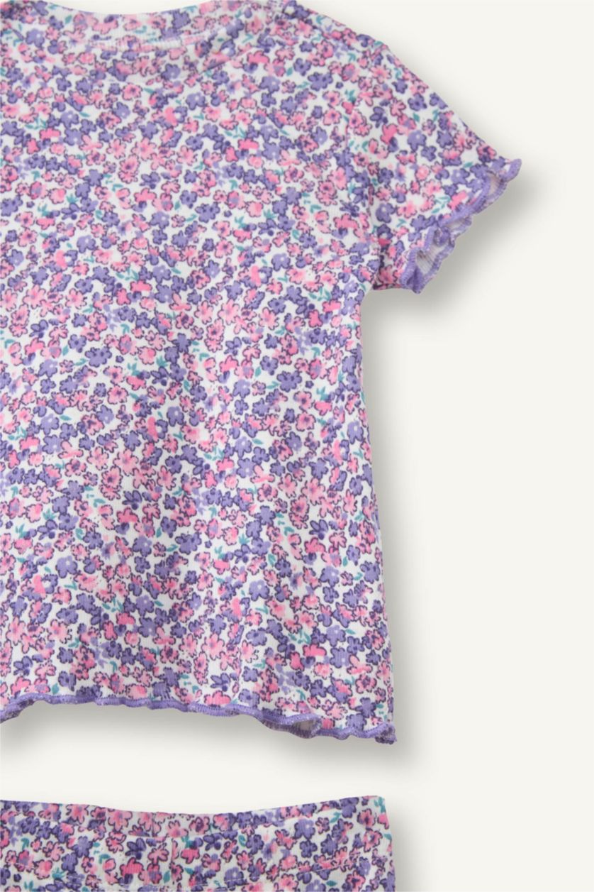 Kız Bebek Lila 2'Li Pijama Takım Kız Bebek