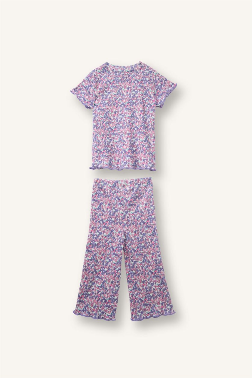 Kız Bebek Lila 2'Li Pijama Takım Kız Bebek