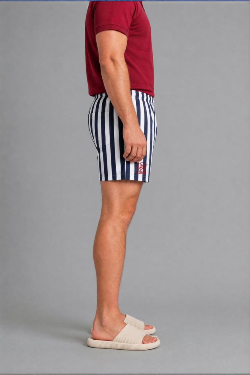 رجال كحلي Regular Fit Swim Shorts