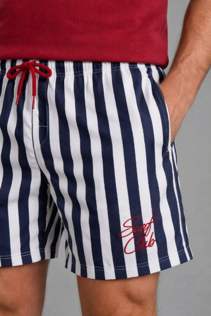 رجال كحلي Regular Fit Swim Shorts