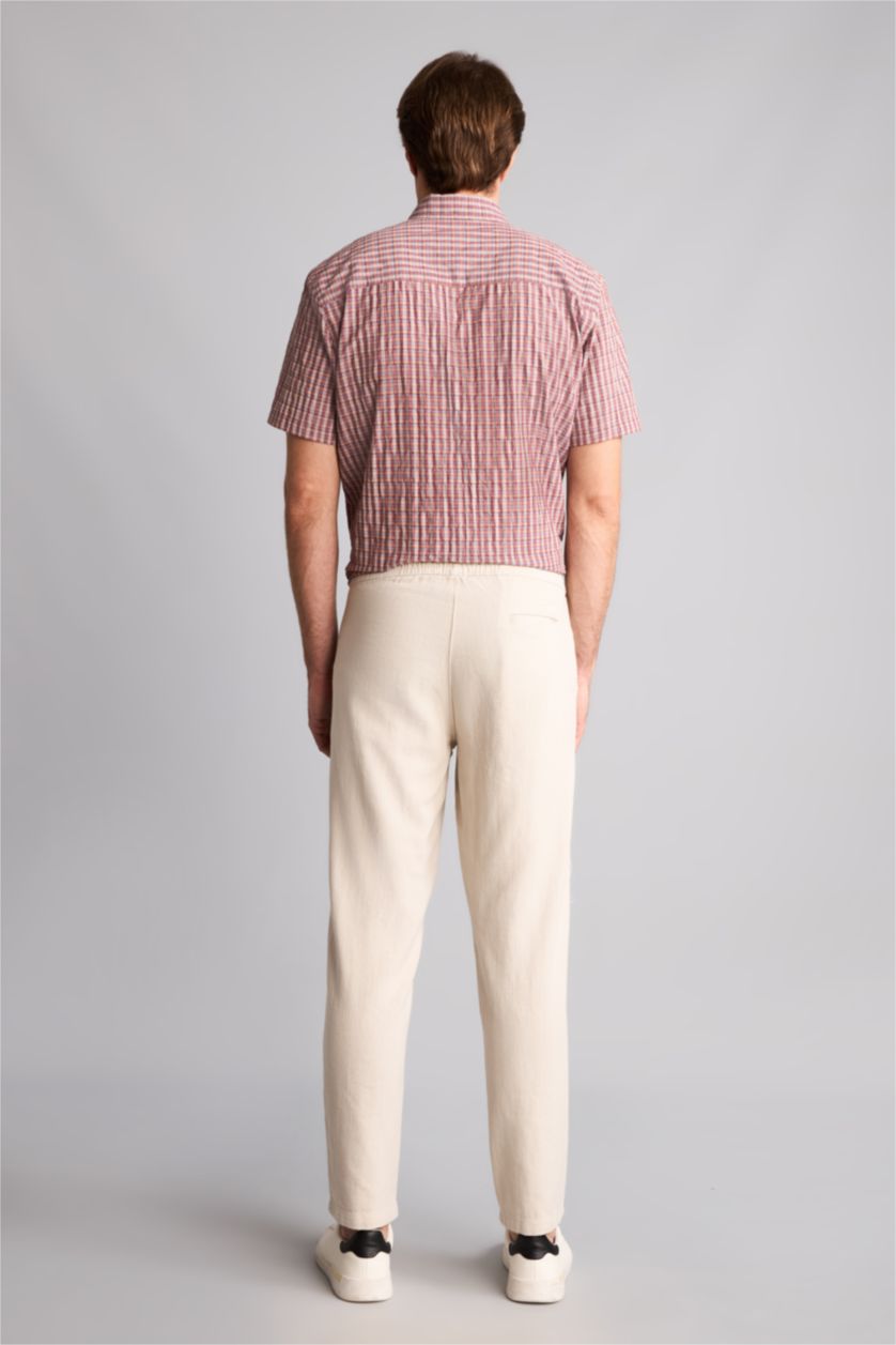 HOMME Beige Coupe décontractée