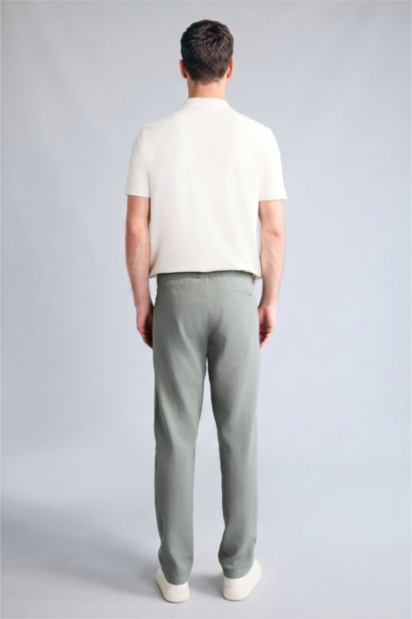 Men Grey Relax Fit Trousers
