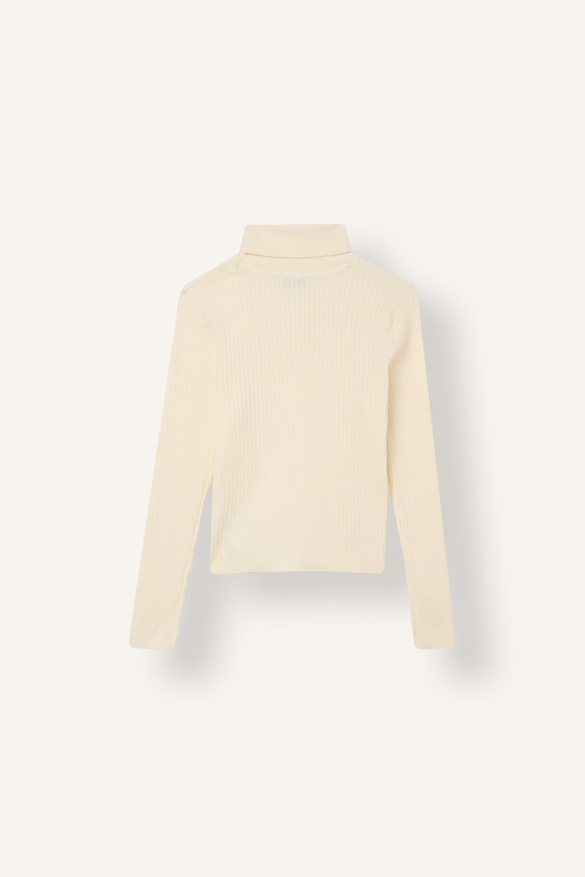 Young Girls - Teen Girls Ecru Girl Regular Fit Turtleneck Pullover