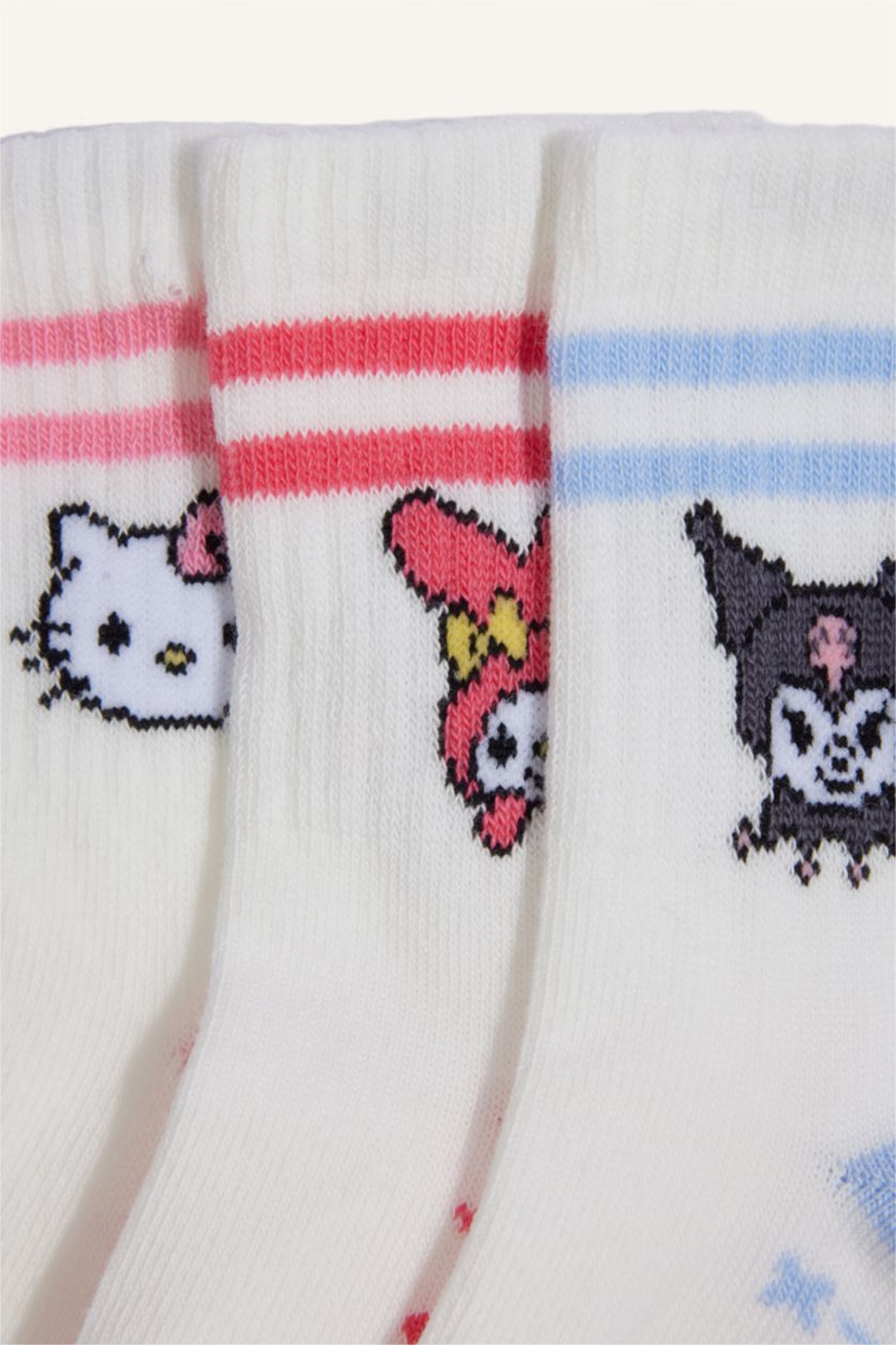 Baby Girls Karma Baby Girl Hello Kitty Licensed 3 piece Long sock