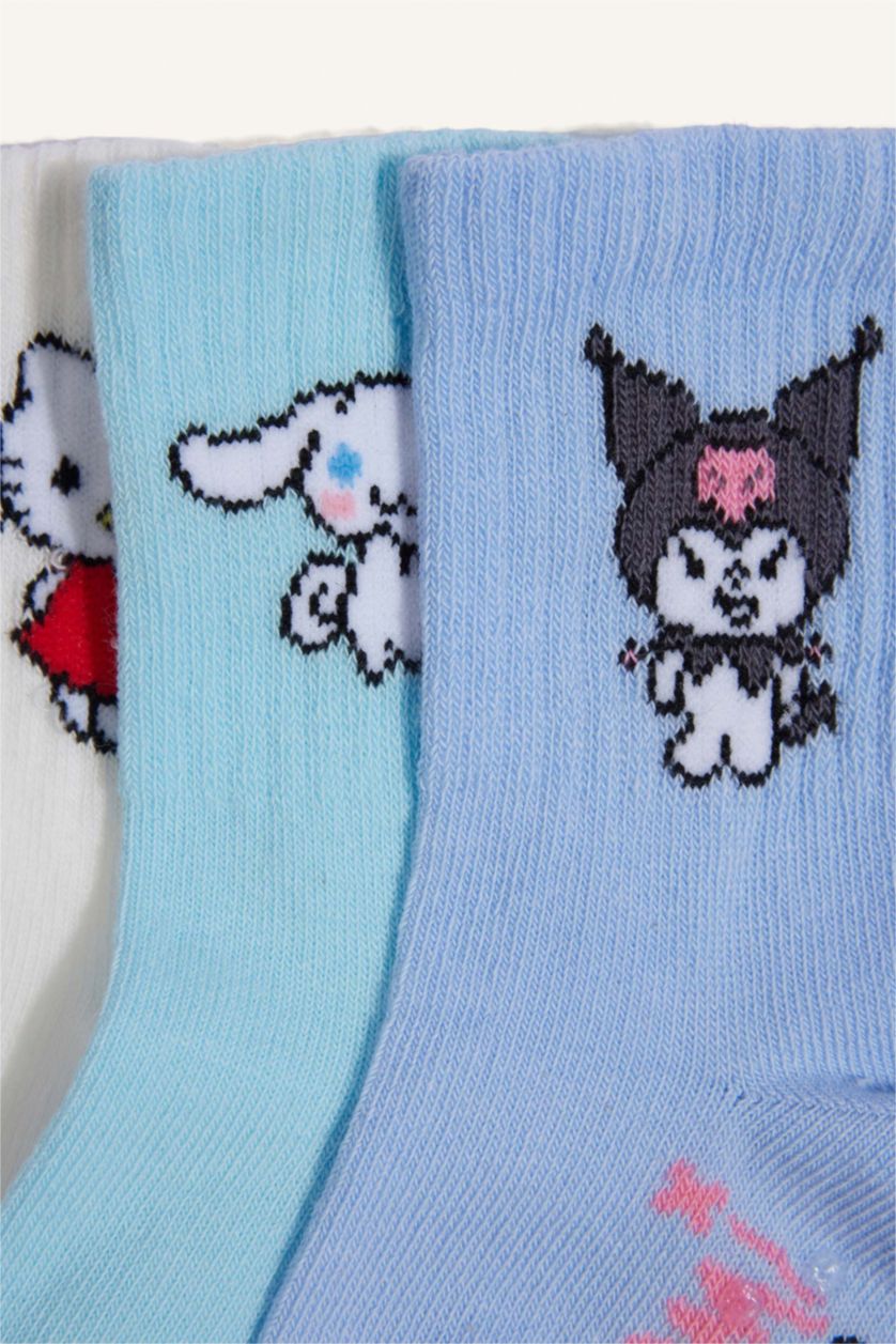 Kız Bebek Karma Hello Kitty 3'lü Uzun Çorap Kız Bebek