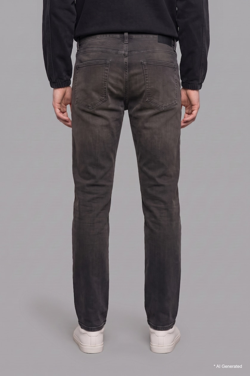 Man Brown Sergio Regular Fit Normal Waist Straight Leg Trousers