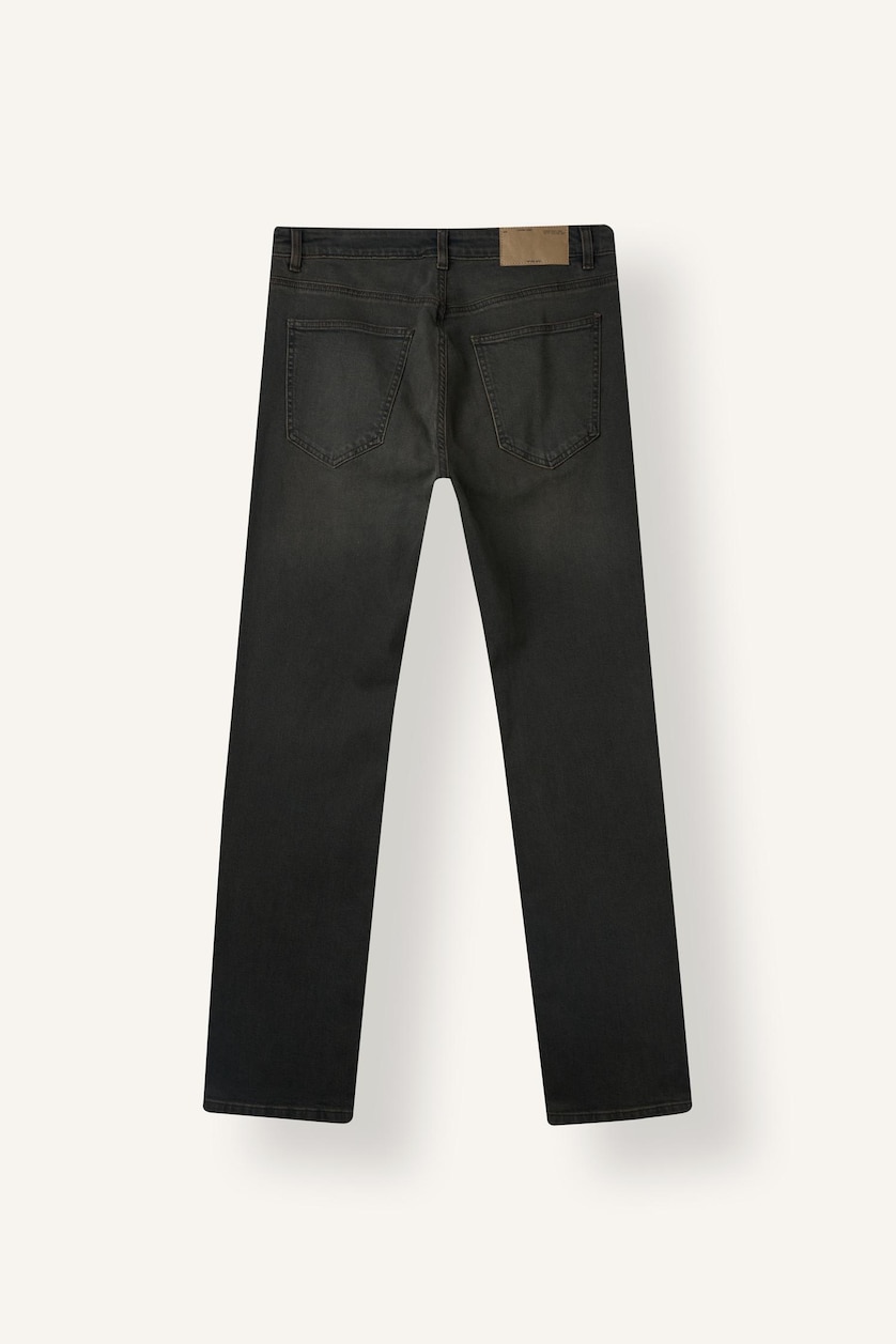 Man Brown Sergio Regular Fit Normal Waist Straight Leg Trousers