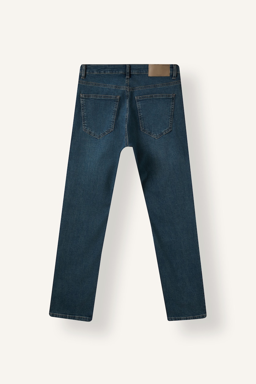 Erkek Koyu Yeşil Sergio Regular Fit Jean