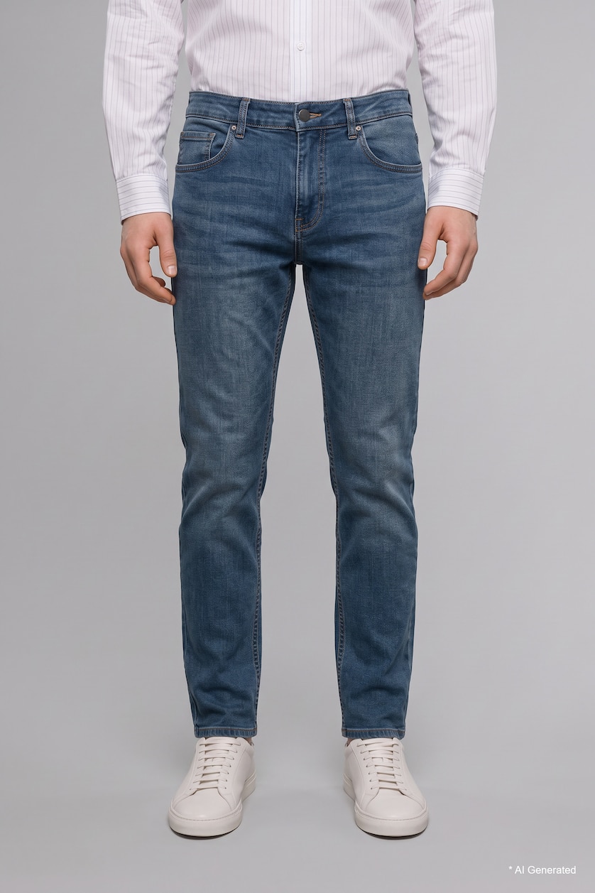 MAN Dark Green Sergio Regular Fit Trousers