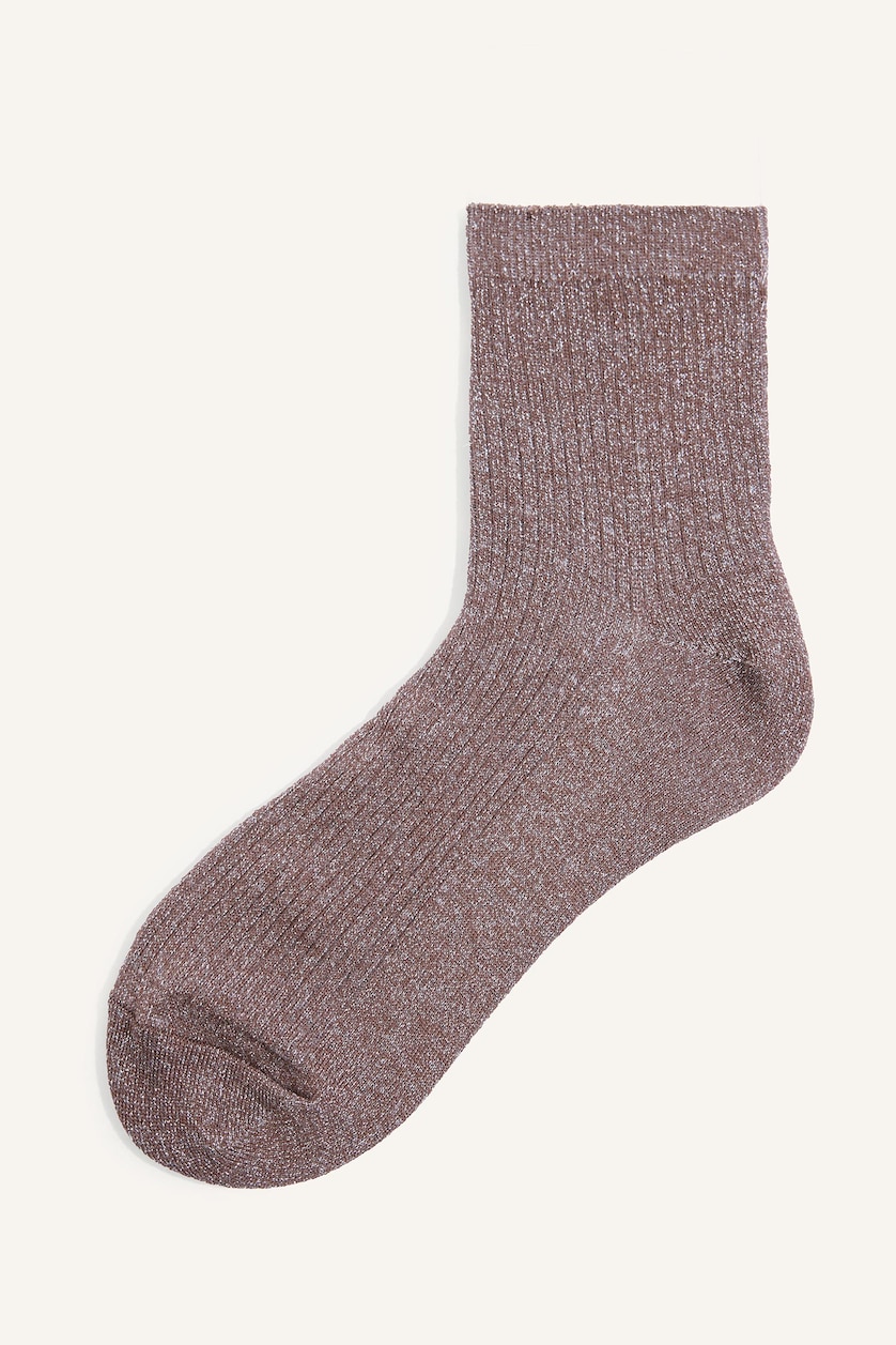 Women Light Pink 3 piece Cotton Short Socks