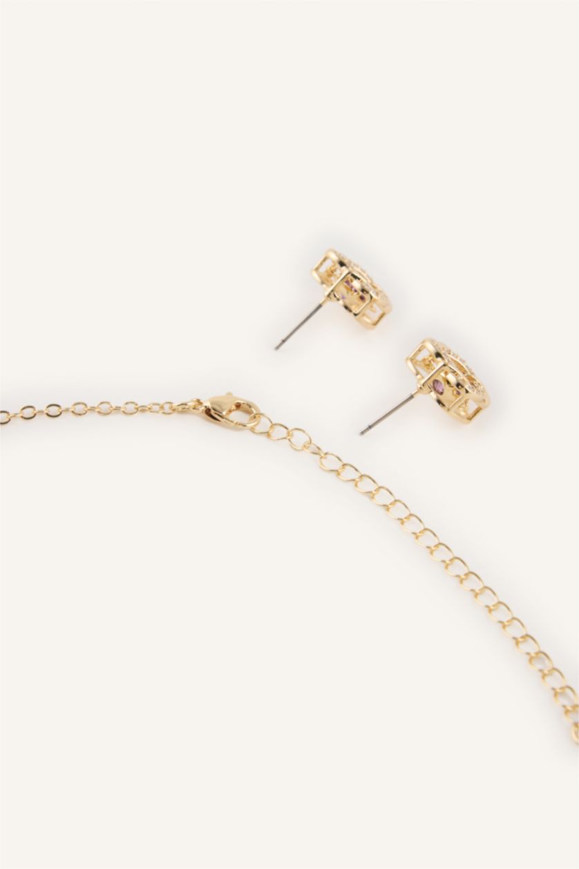 Kadın Altın Kadın 2'li Takı Seti