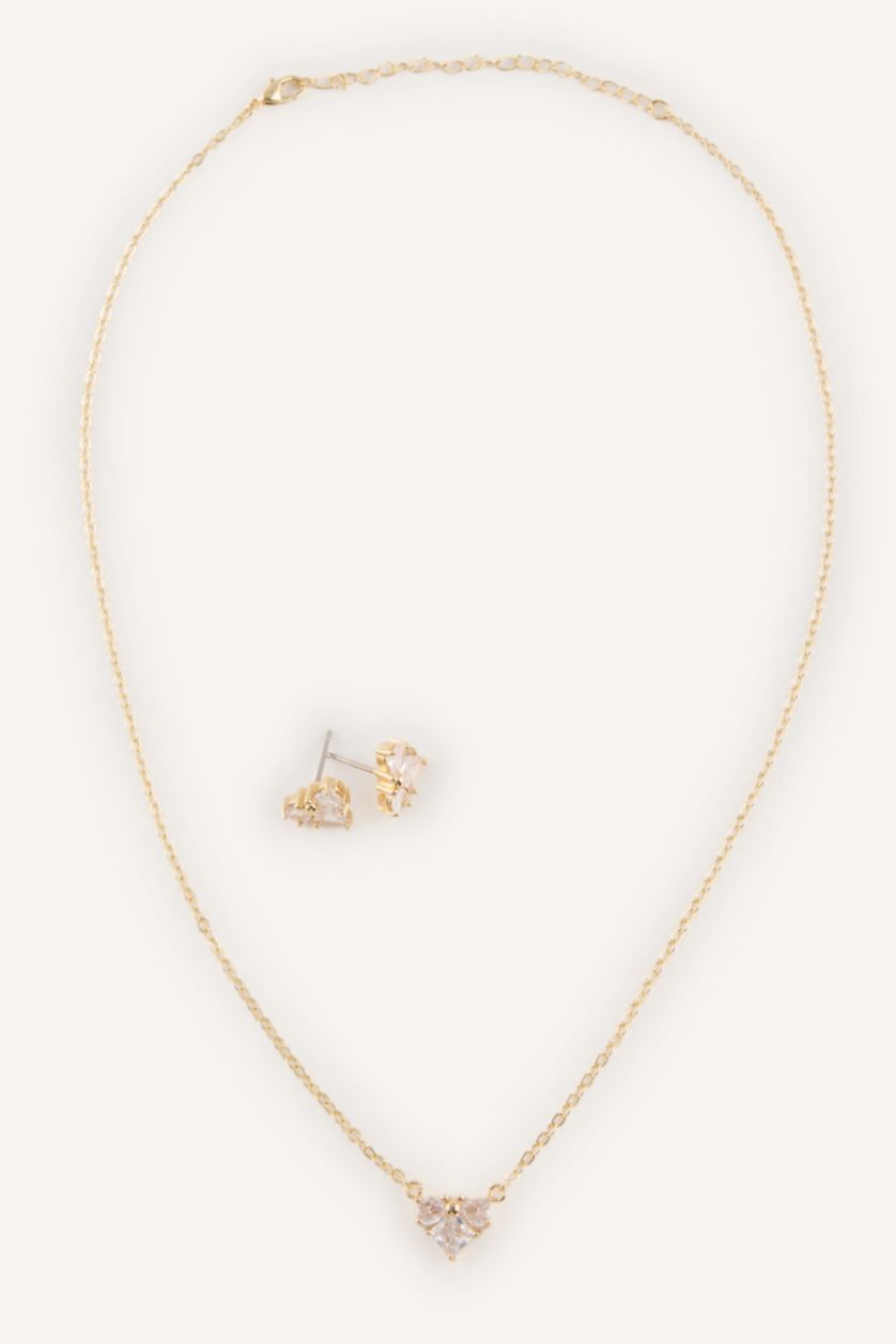 Kadın Altın Kadın 2'li Takı Seti