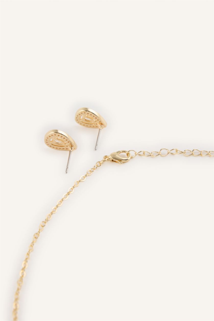 Kadın Altın Kadın 2'li Takı Seti