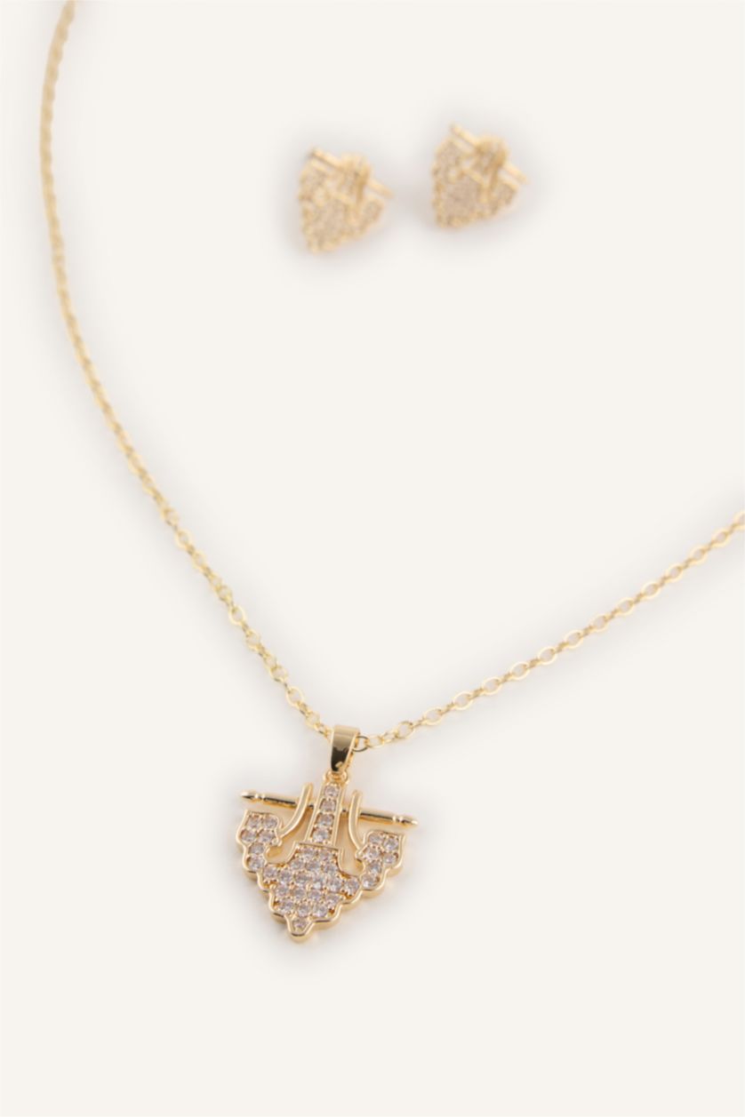 Kadın Altın Kadın 2'li Takı Seti