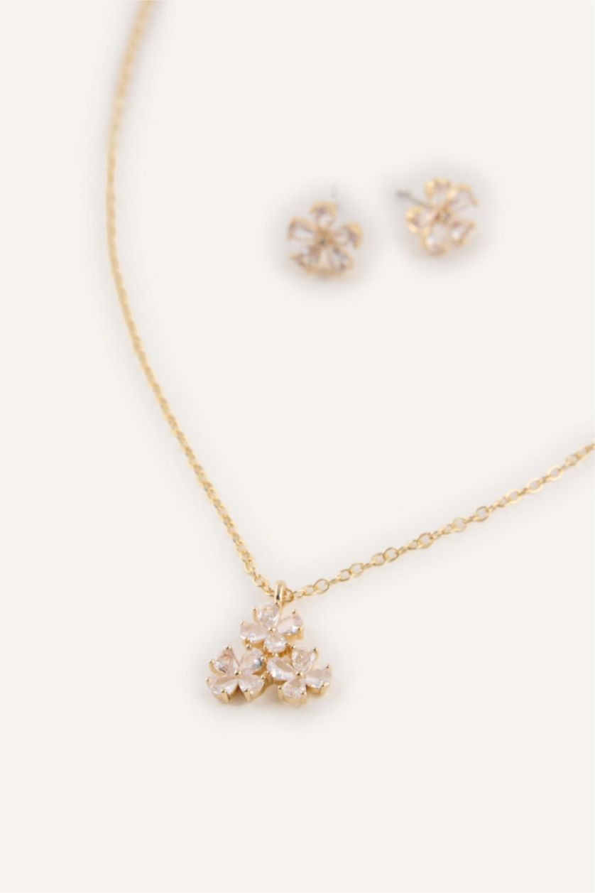 Kadın Altın Kadın 2'li Takı Seti