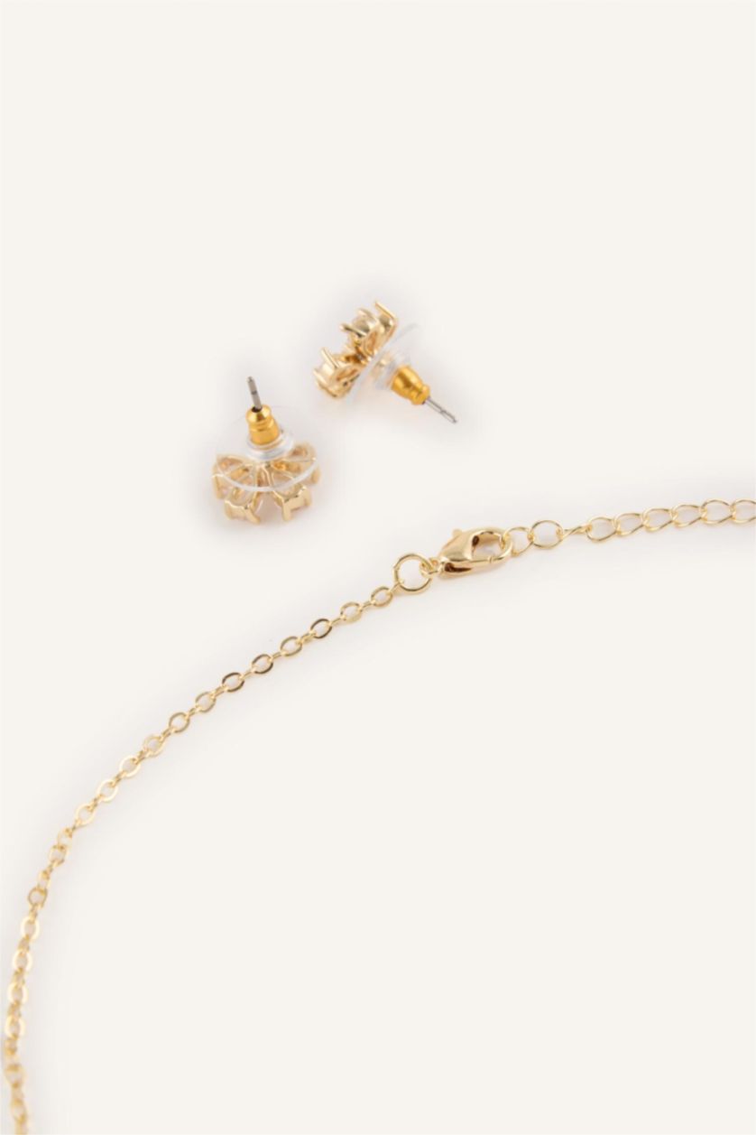 Kadın Altın Kadın 2'li Takı Seti