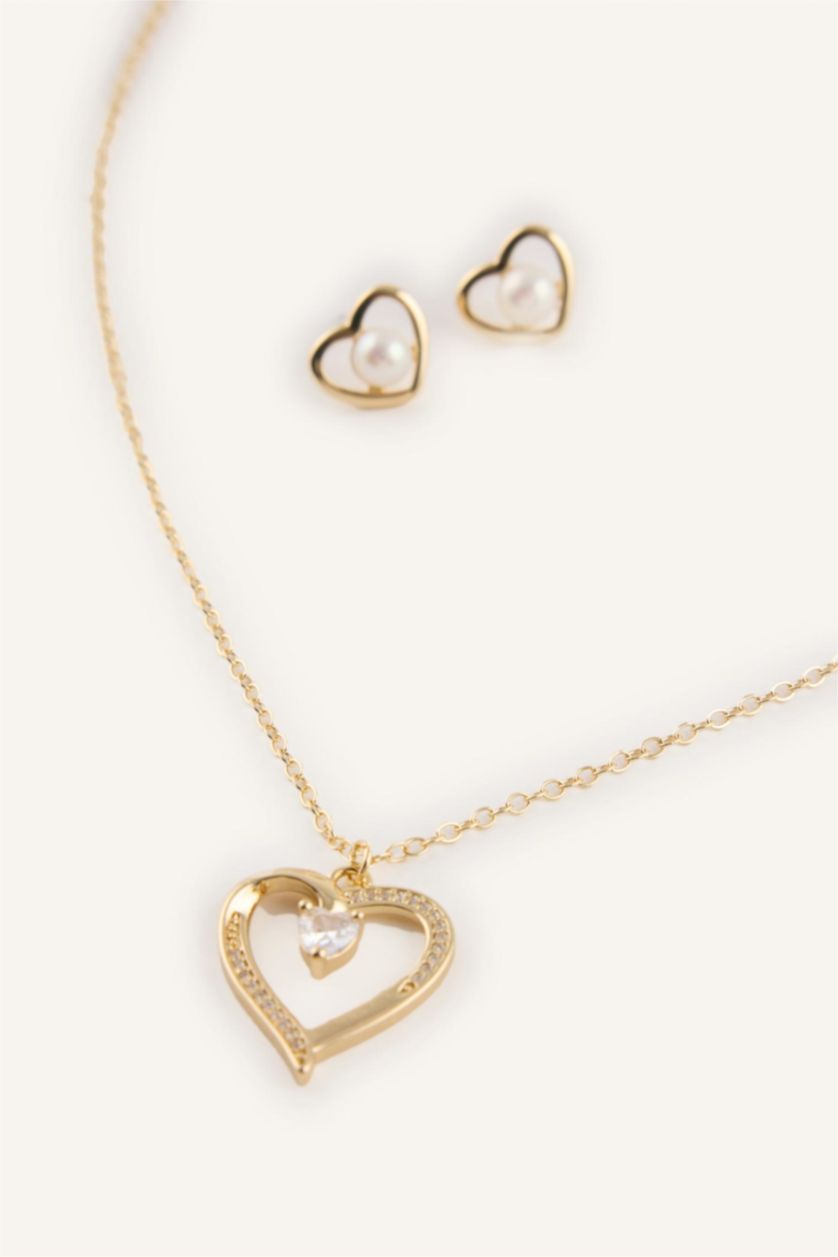 Kadın Altın Kadın 2'li Takı Seti