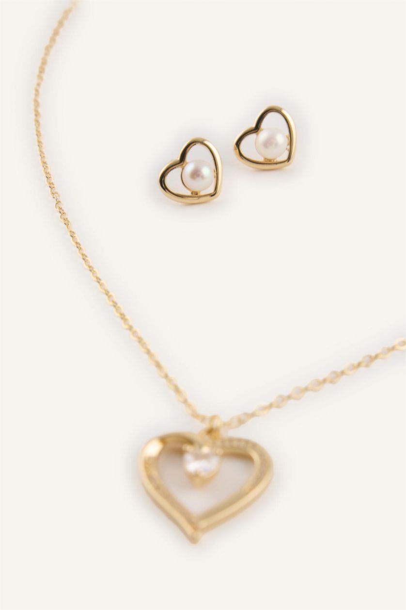 Kadın Altın Kadın 2'li Takı Seti