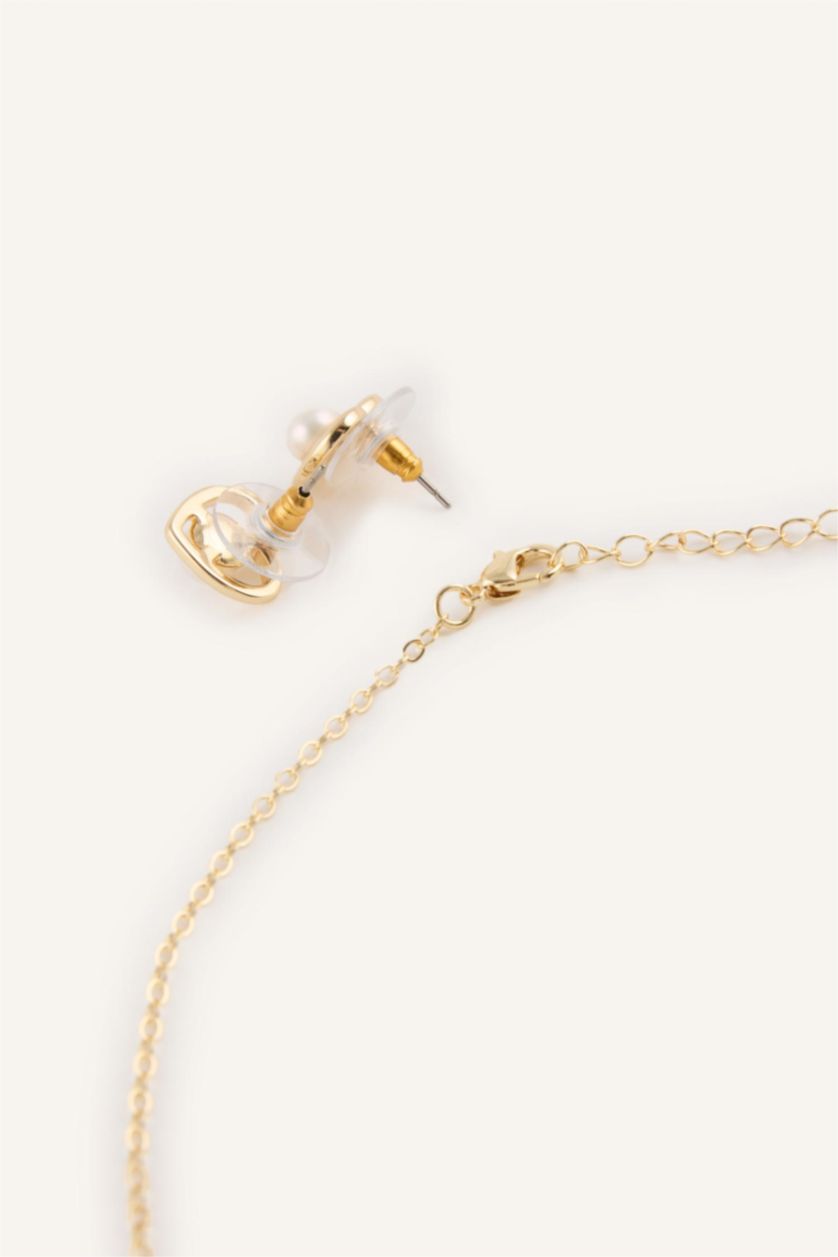 Kadın Altın Kadın 2'li Takı Seti