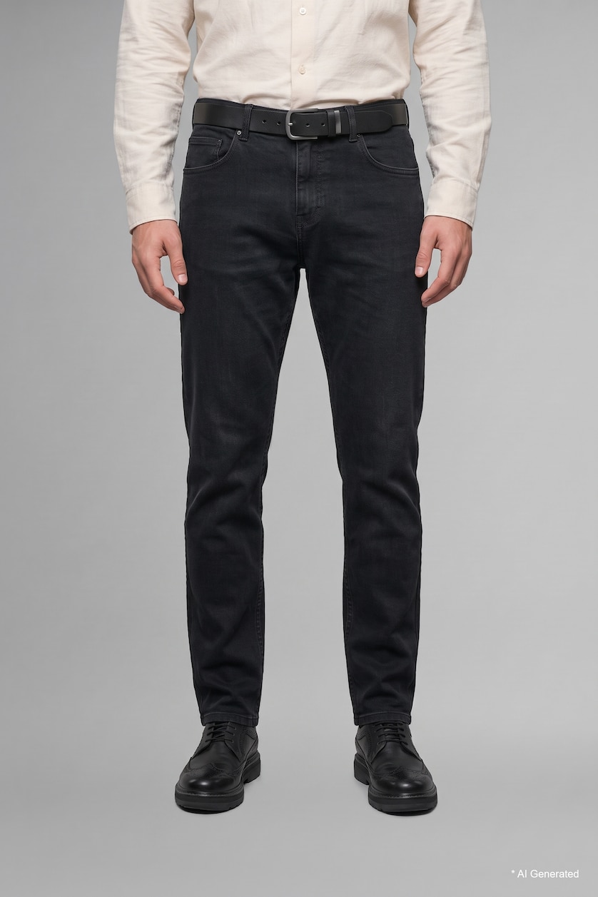Erkek Koyu Yeşil Sergıo Regular Fit Jean