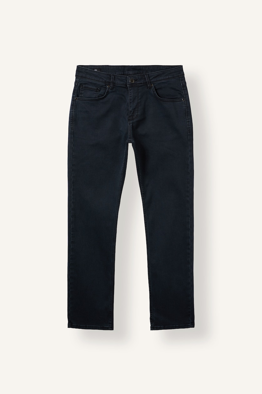 Men Black Sergio Regular Fit Trousers