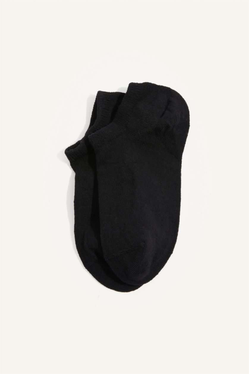 Women Black 7 piece Step Socks