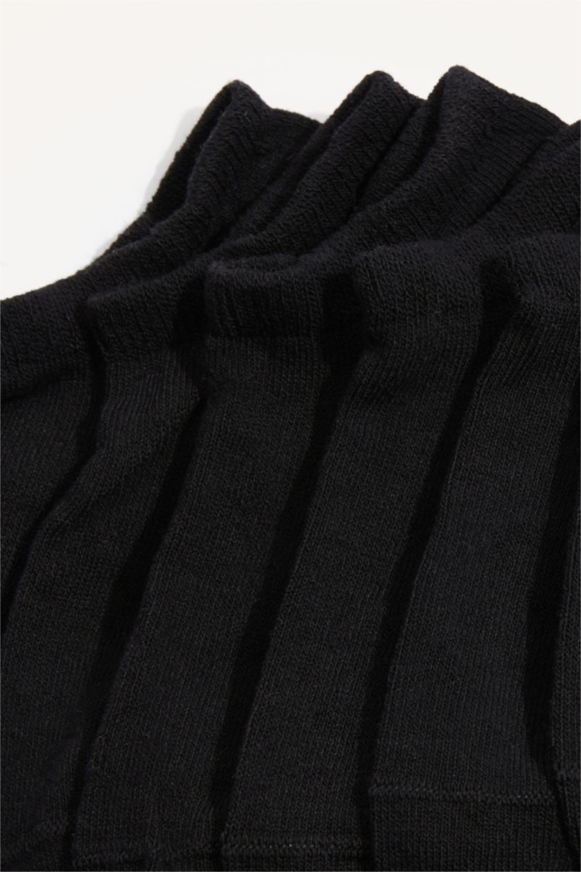 Women Black 7 piece Step Socks