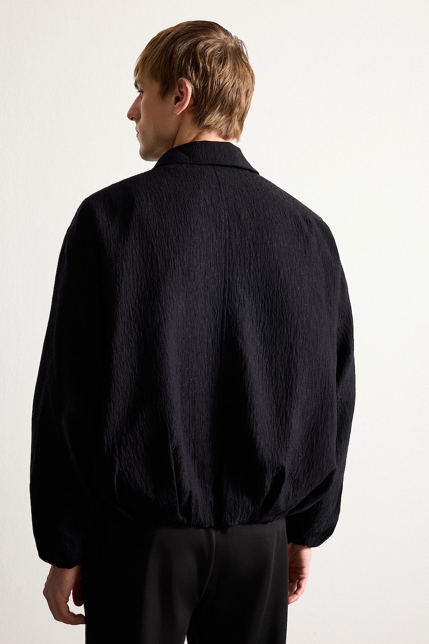 Men Black Puffer Jacket