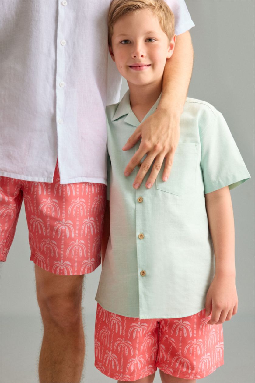 Young Boys - Teen Boys Mint Boy Regular Fit Short Sleeve Shirt